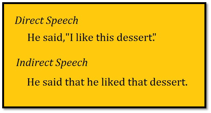 english-indirect speech